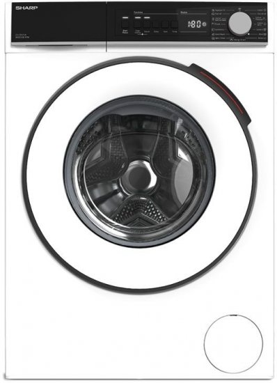 מכונת כביסה שארפ פתח חזית 8 ק''ג Sharp ES-F812LW מכונת כביסה שארפ פתח חזית 8 ק''ג Sharp ES-F812LW