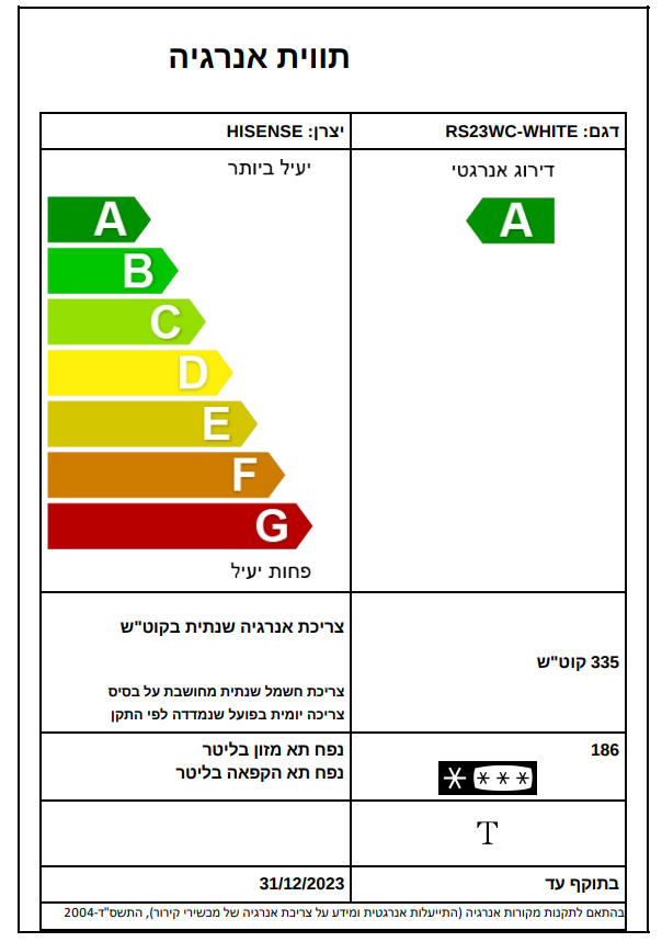 ����� 6 ������ 200 ����� ��� Hisense RS23 ������� ��� 