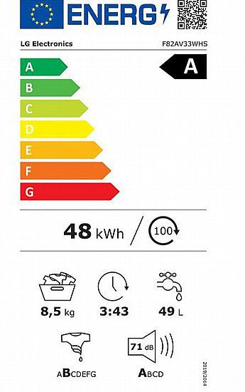 ����� ����� ��� ����� 8.5 ��"� LG F82AV32WH ���� ������ 2024