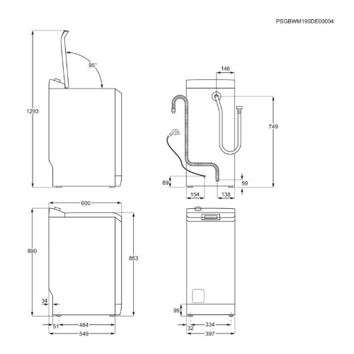 ����� ����� ��� �����  6 �"� Zanussi ����� ZWQ61126CE