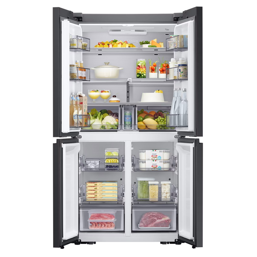 ���� 4 �����  636 ���� Samsung ������ BeSpoke RF70DB9125BK ������ �����
