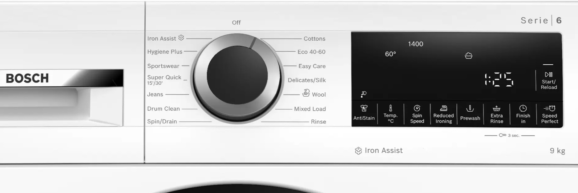 ����� ����� ��� ���� 9 �"� Bosch WGG24400GB ��� - ���� ������