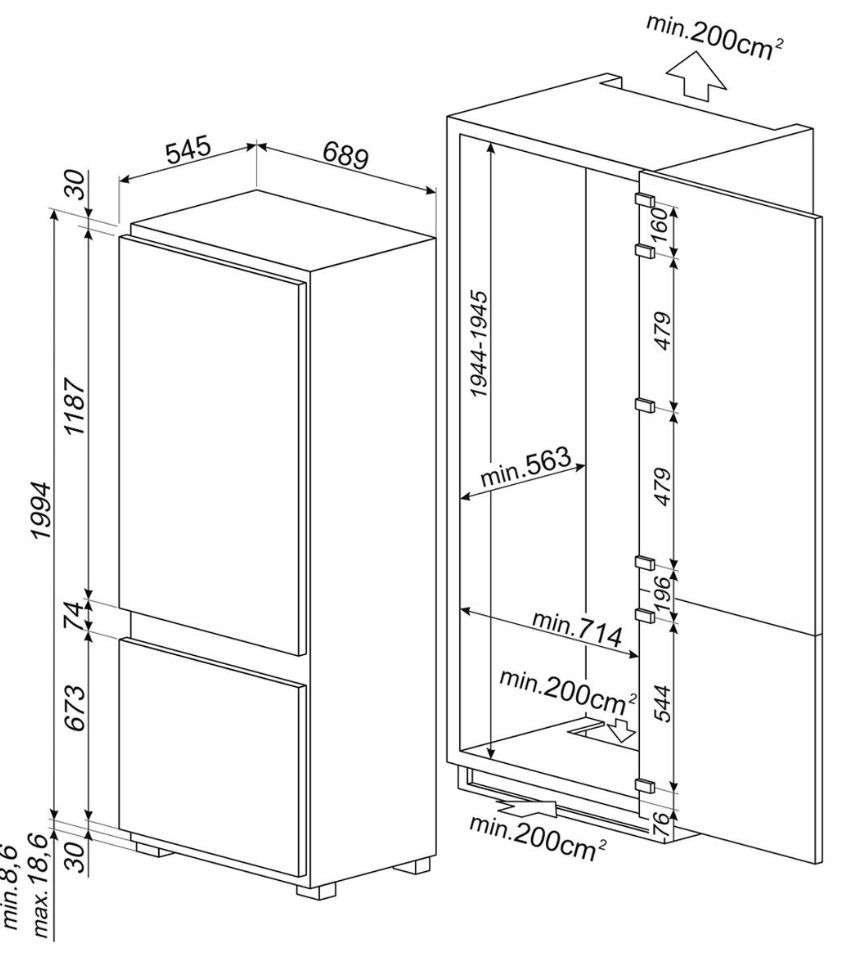 ���� �������� ����� ����� ��� 370 ���� ��� Smeg C875TNE  - ��� ��� 2025