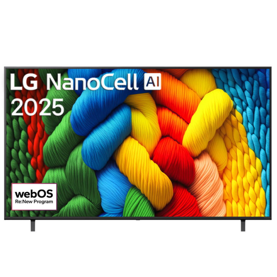 טלוויזיה חכמה LG NanoCell 50NANO80A6A מבט קדמי טלוויזיה חכמה LG NanoCell 50NANO80A6A מבט קדמי