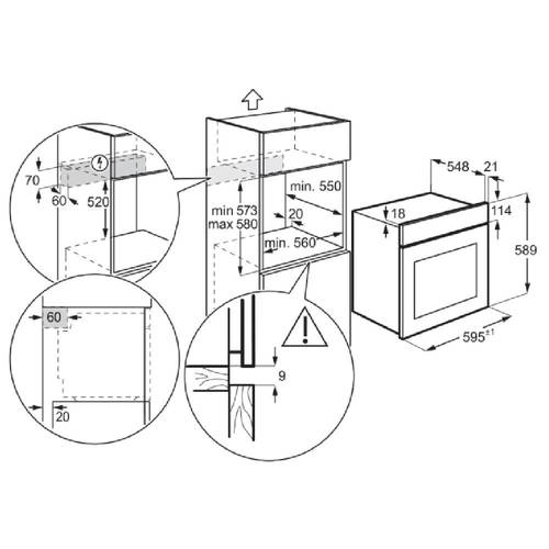 ���� �������� 72 ���� ���������� Electrolux ��� EOP5322X ���� �����