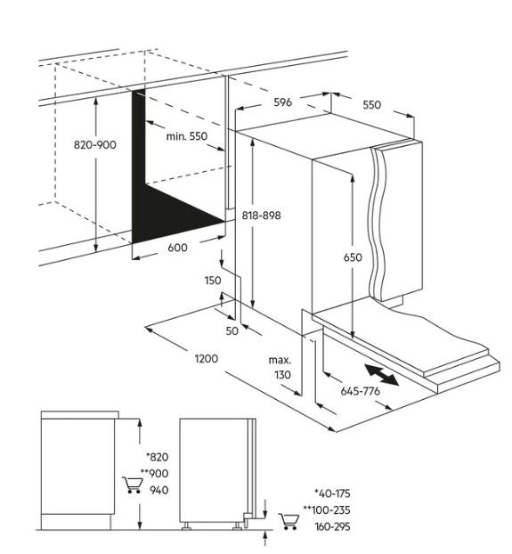 ����� ���� ���� �������� ��� ��� AEG FSB53617Z