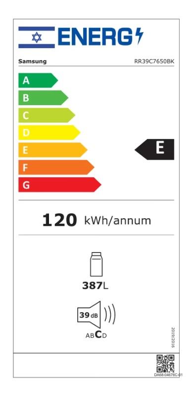 ���� ��� ����� 387 ���� ������ Samsung ��� RR39C7650BK ����� ������