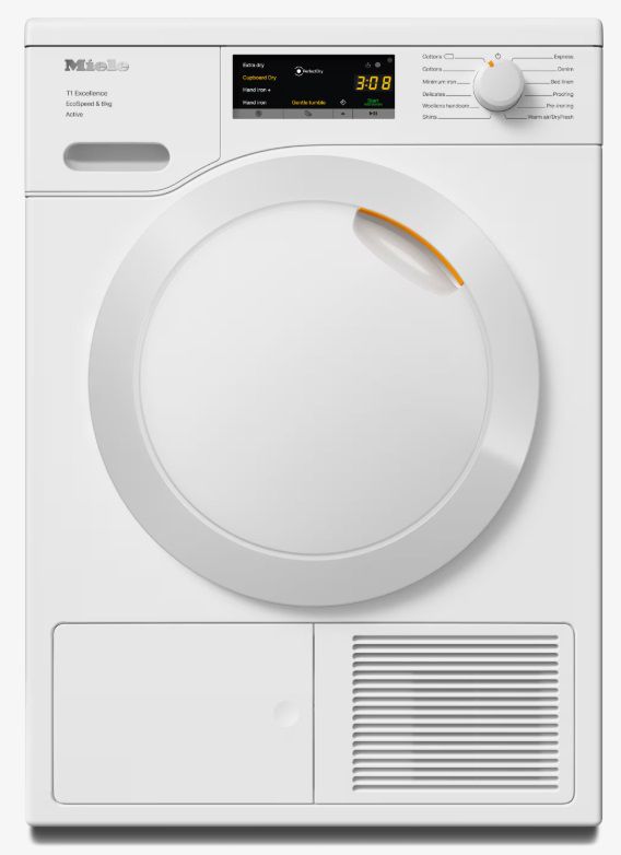 מייבש Miele TEA525WP מבט קדמי מייבש Miele TEA525WP מבט קדמי