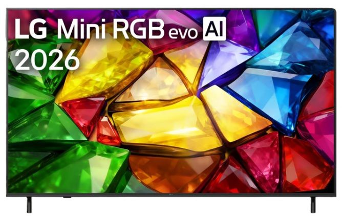  �������� ���� 55 ����' LG ��� 4K Mini RGB AI 55MRGB85B6C ��� 2026 ���� ���