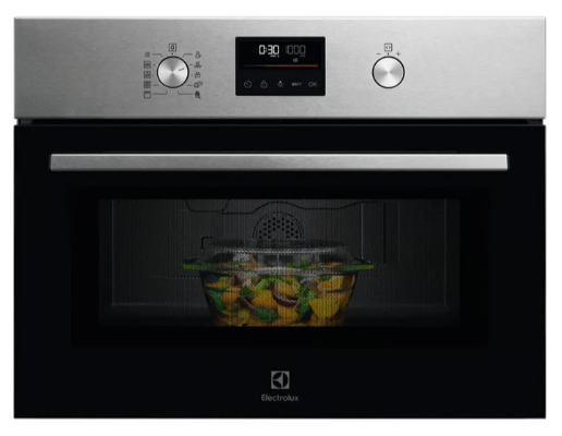 תנור בנוי משולב מיקרו 45 ליטר Electrolux דגם ECK5401X חזית התנור תנור בנוי משולב מיקרו 45 ליטר Electrolux דגם ECK5401X חזית התנור