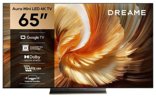 �������� 65 ����' ����� Aura Mini LED 4K TV �S100 ��� 2026 ���� ����