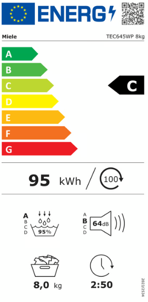 ����� ����� �������� 8 �"� Miele ��� TEC645WP ����� ������