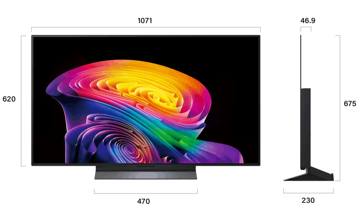 �������� ���� 48 ����` LG ��� OLED48C66LA �����