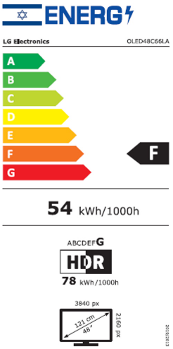 �������� ���� 48 ����` LG ��� OLED48C66LA ����� ������