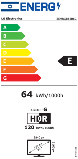 �������� ���� 55 ���� LG ��� 55MRGB85B6C ����� ������