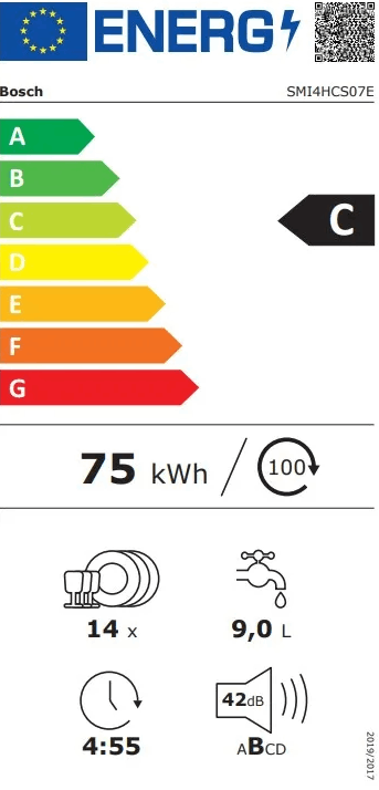 ���� ���� 60 �"� ��� �������� Bosch ��� SMI4HCS07E
