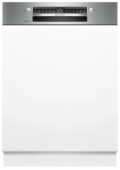 מדיח כלים 60 ס"מ חצי אינטגרלי Bosch דגם SMI4HBS19E מבט חזית מדיח כלים 60 ס"מ חצי אינטגרלי Bosch דגם SMI4HBS19E מבט חזית