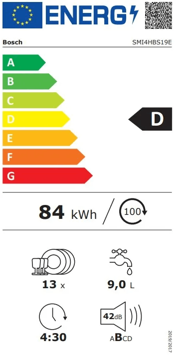 ���� ���� 60 �"� ��� �������� Bosch ��� SMI4HBS19E ����� ������