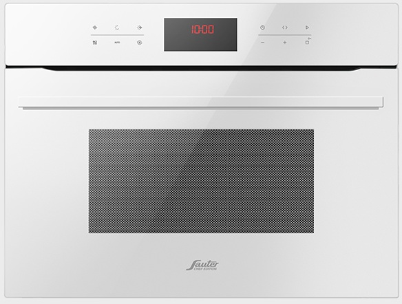תנור משולב מיקרוגל בנוי Sauter CUISINE7610W זכוכית לבנה תנור משולב מיקרוגל בנוי Sauter CUISINE7610W זכוכית לבנה
