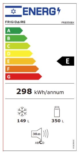 ���� ����� ����� 499 ���� Frigidaire FRB550IX ������� 2026