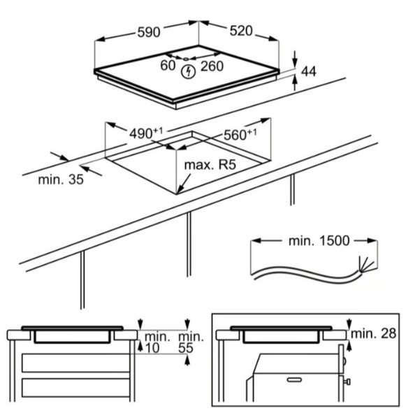 ������ ��������� 60 �"� Electrolux 600 DoubleBridge EIV64440