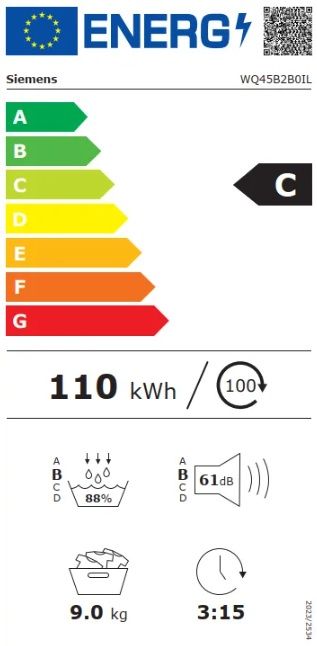 ����� ����� 9 �� Siemens iQ700 WQ45B2B0IL ����� ���